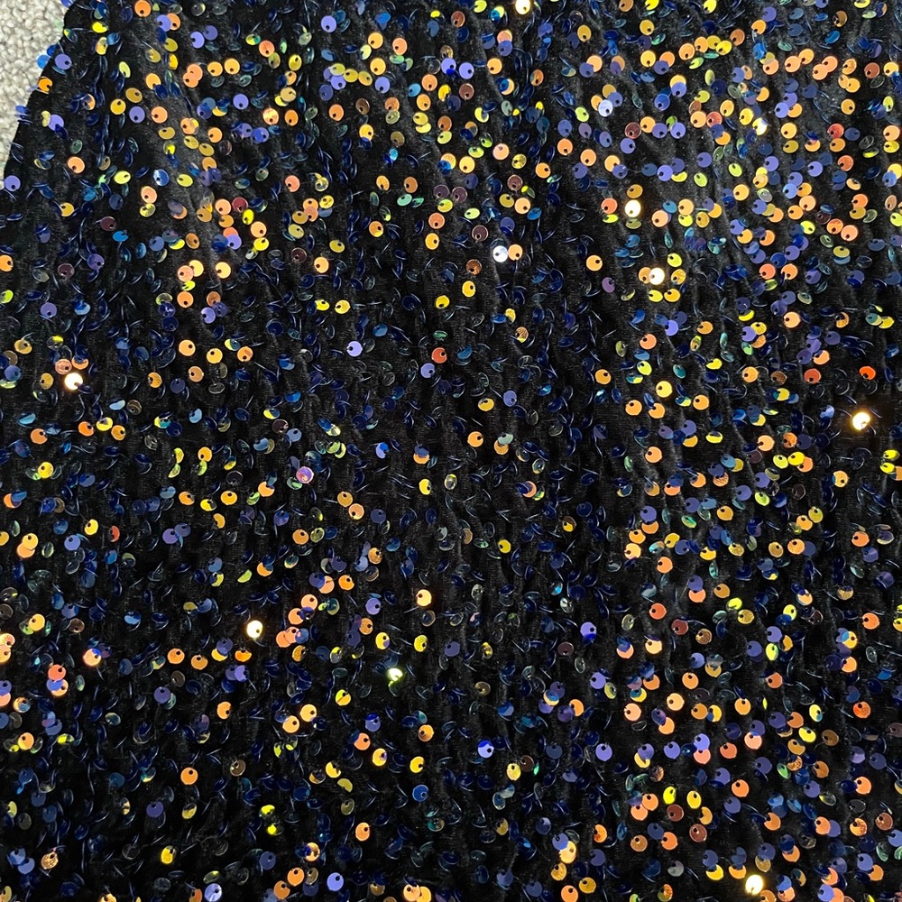 Sexy Black Sequin Mini Dress - Picture 2 of 9